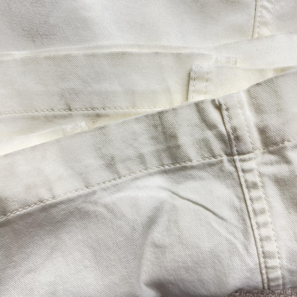 Soft Surroundings Pants Womens 18W Cream White Driftwood Wide Leg Split Hem NWT - Picture 13 of 13